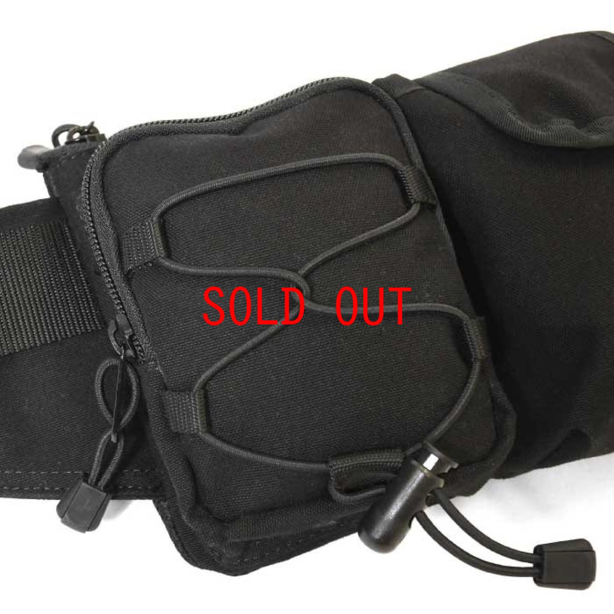 画像14: Military Waist Bag ウエスト バッグ Black Military Green ブラック ミリタリー グリーン by Lafayette ラファイエット  (14)