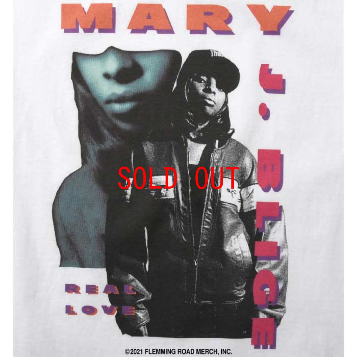 画像8:  × Mary J.Blige Real Love S/S Tee メアリー J.ブライジ 半袖 Tシャツ White ホワイト　by Lafayette ラファイエット  (8)