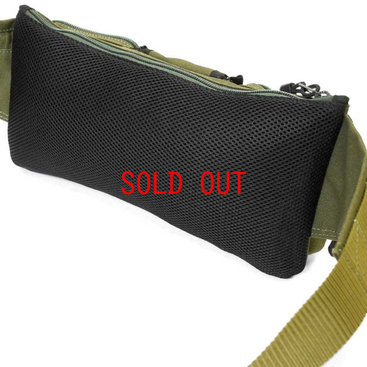 画像5: Military Waist Bag ウエスト バッグ Black Military Green ブラック ミリタリー グリーン by Lafayette ラファイエット  (5)