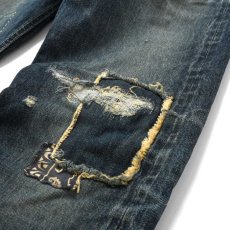 画像9: 5 Pocket Selvage Washed Denim Pants Standard Fit デニム パンツ セルビッジ ダメージ ビンテージ ウォッシュ Blue ブルー　by Lafayette ラファイエット  (9)