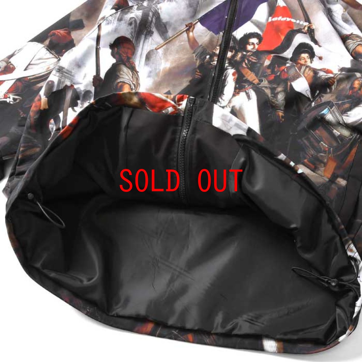 画像7: French Revolution Polyester Jacket ポリエステル トラック ジャケット 総柄 ロゴ 刺繍 by Lafayette ラファイエット  (7)