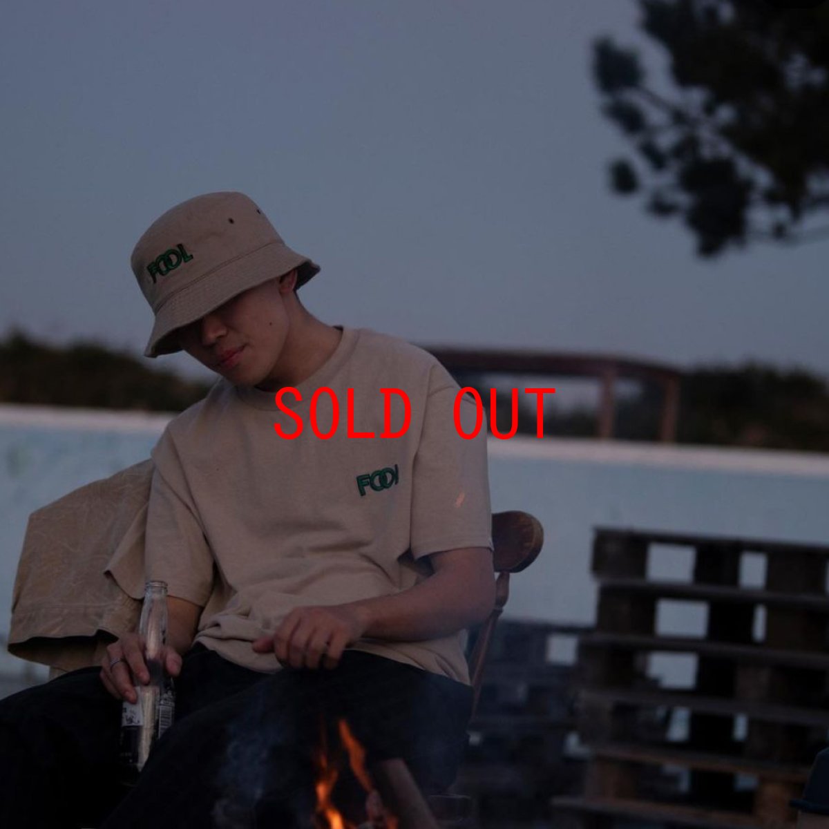 画像4: Heavy Smoke S/S Tee 半袖 Tシャツ Sand Beige サンド ベージュ (4)