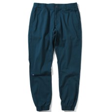 画像2: Stretch Jogger Pants ストレッチ ジョガー イージー パンツ スリム シルエット リフレクター Navy ネイビー　by Lafayette ラファイエット  (2)