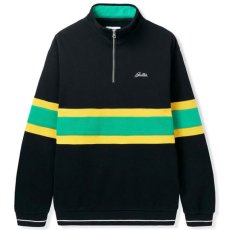 画像2: Marshall 1/4 Zip Pullover Sweat ロゴ スウェット クレスト プルオーバー ハーフ ジップ Black ブラック (2)