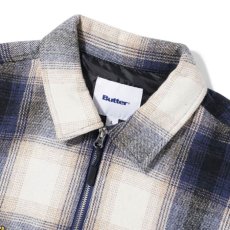 画像7: Angels Heavyweight Plaid Shirts Jacket エンジェル プレイド シャツ ジャケット ジップ Navy Beige ネイビー ベージュ (7)