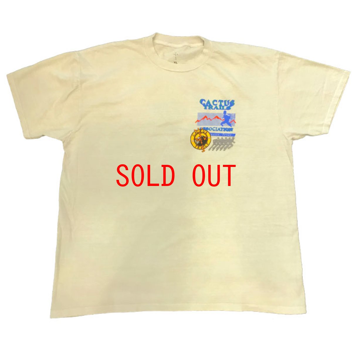 画像2: Trails Assn S/S Tee Washed Cream 半袖 Tシャツ トラヴィス スコット by Travis Scott (2)