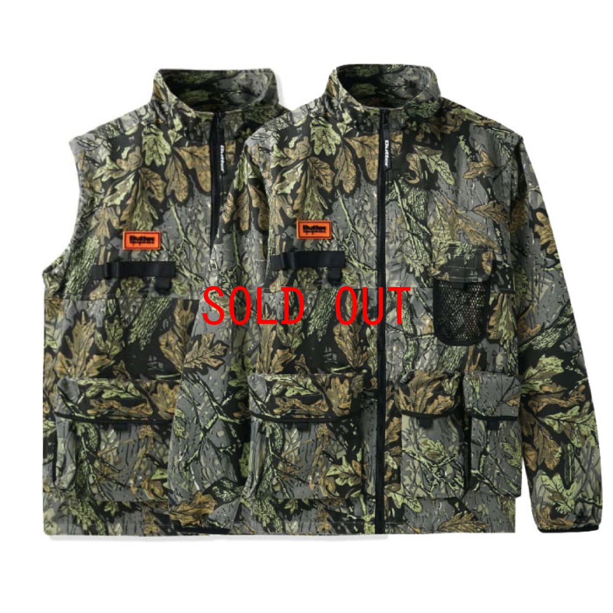 画像1: Equipment Technical 2Way Jacket Vest テクニカル ツーウェイ ジャケット ベスト Camo カモ (1)