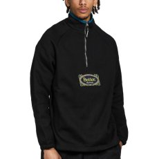 画像4: Crest 1/4 Zip Pullover Sweat ロゴ スウェット クレスト プルオーバー ハーフ ジップ Black ブラック (4)