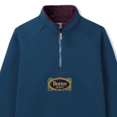 画像3: Crest 1/4 Zip Pullover Sweat ロゴ スウェット クレスト プルオーバー ハーフ ジップ Slate Navy ネイビー (3)