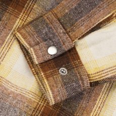 画像5: Angels Heavyweight Plaid Shirts Jacket エンジェル プレイド シャツ ジャケット ジップ Brown Taupe ブラウン (5)