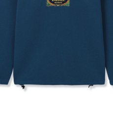 画像6: Crest 1/4 Zip Pullover Sweat ロゴ スウェット クレスト プルオーバー ハーフ ジップ Slate Navy ネイビー (6)