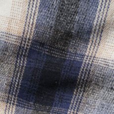 画像6: Angels Heavyweight Plaid Shirts Jacket エンジェル プレイド シャツ ジャケット ジップ Navy Beige ネイビー ベージュ (6)