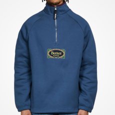 画像4: Crest 1/4 Zip Pullover Sweat ロゴ スウェット クレスト プルオーバー ハーフ ジップ Slate Navy ネイビー (4)