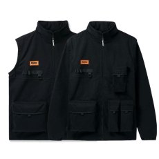 画像1: Equipment Technical 2Way Jacket Vest テクニカル ツーウェイ ジャケット ベスト Black ブラック (1)