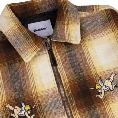 画像6: Angels Heavyweight Plaid Shirts Jacket エンジェル プレイド シャツ ジャケット ジップ Brown Taupe ブラウン (6)