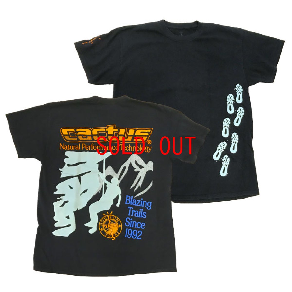 画像1: Trails Path S/S Tee Washed Black 半袖 Tシャツ トラヴィス スコット by Travis Scott (1)