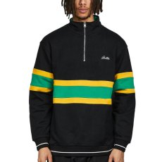 画像1: Marshall 1/4 Zip Pullover Sweat ロゴ スウェット クレスト プルオーバー ハーフ ジップ Black ブラック (1)