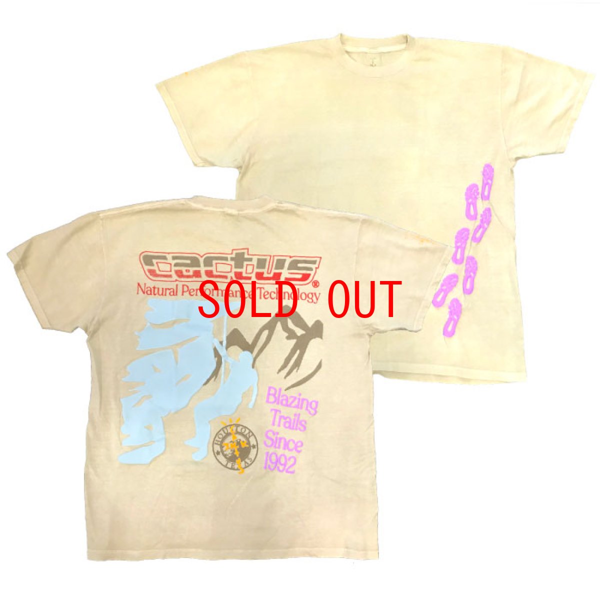 画像1: Trails Path S/S Tee Washed Dark Cream 半袖 Tシャツ トラヴィス スコット by Travis Scott (1)