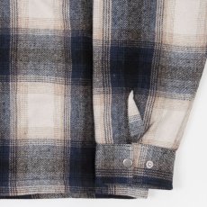 画像3: Angels Heavyweight Plaid Shirts Jacket エンジェル プレイド シャツ ジャケット ジップ Navy Beige ネイビー ベージュ (3)