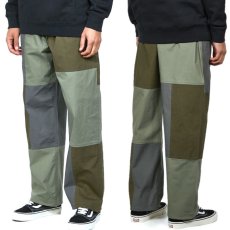 画像7: Patchwork Pants パッチワーク パンツ Olive Green オリーヴ グリーン (7)