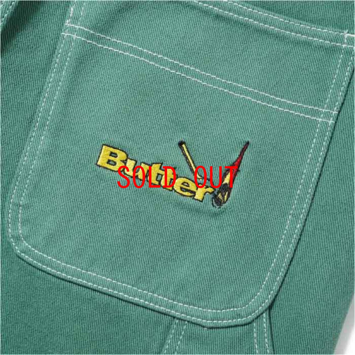 画像8: Overdye Denim Work Pants オーバーダイ カラー デニム ワーク パンツ Alpine Green グリーン (8)