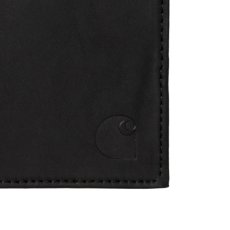 画像2: Leather Fold Wallet Black レザー フォールド ウォレット 札入れ カード ポケット 財布 ブラック 黒 牛革 (2)