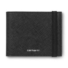 画像2: Coated Billfold Wallet Camo Laurel Black フォールド ウォレット 二つ折り コイン バンド スクリプトロゴ 財布 カモ 迷彩 ブラック 黒 (2)