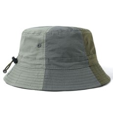 画像1: Patchwork Bucket Hat パッチワーク バケット ハット キャップ 帽子 Army Green アーミー グリーン (1)