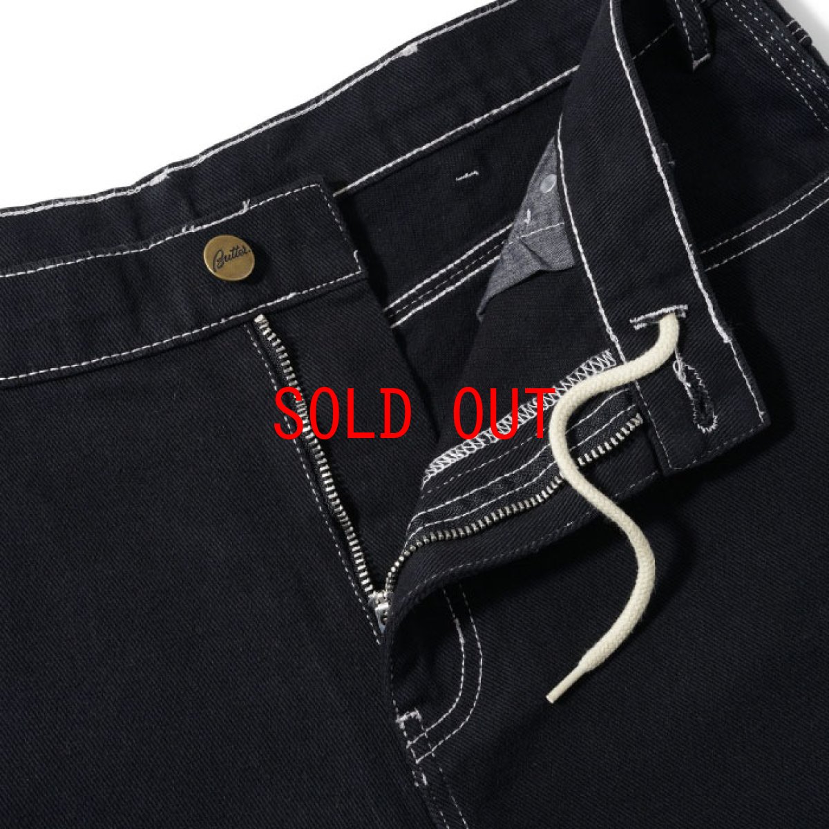 画像5: Overdye Denim Work Pants オーバーダイ カラー デニム ワーク パンツ Black ブラック (5)