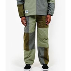 画像1: Patchwork Pants パッチワーク パンツ Olive Green オリーヴ グリーン (1)