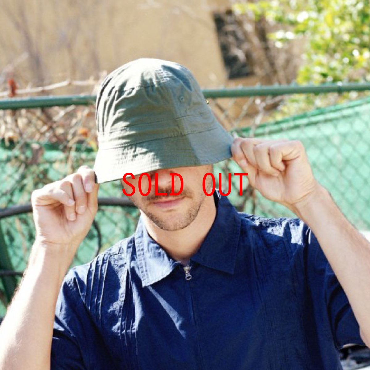 画像5: Patchwork Bucket Hat パッチワーク バケット ハット キャップ 帽子 Army Green アーミー グリーン (5)