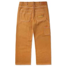 画像1: Overdye Denim Work Pants オーバーダイ カラー デニム ワーク パンツ Brown ブラウン (1)