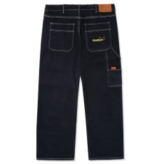 画像1: Overdye Denim Work Pants オーバーダイ カラー デニム ワーク パンツ Black ブラック (1)