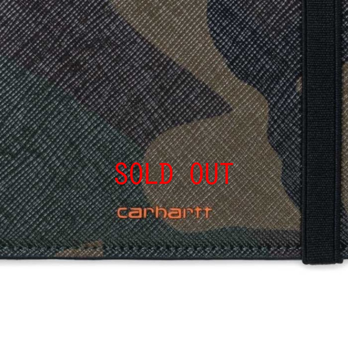 画像10: Coated Billfold Wallet Black Camo Laurel フォールド ウォレット 二つ折り コイン バンド スクリプトロゴ 財布 ブラック 黒 カモ 迷彩 (10)