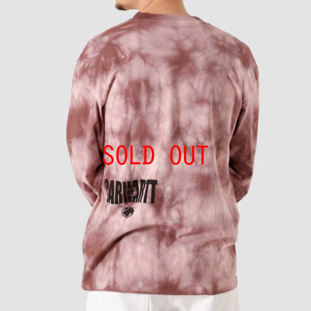 画像6: TAB L/S Tie Dye Tee タイダイ ロング スリーブ ルーズ フィット 長袖 Tシャツ Chromo Malaga Pink / Black (6)