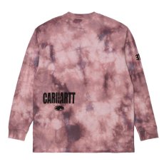 画像2: TAB L/S Tie Dye Tee タイダイ ロング スリーブ ルーズ フィット 長袖 Tシャツ Chromo Malaga Pink / Black (2)