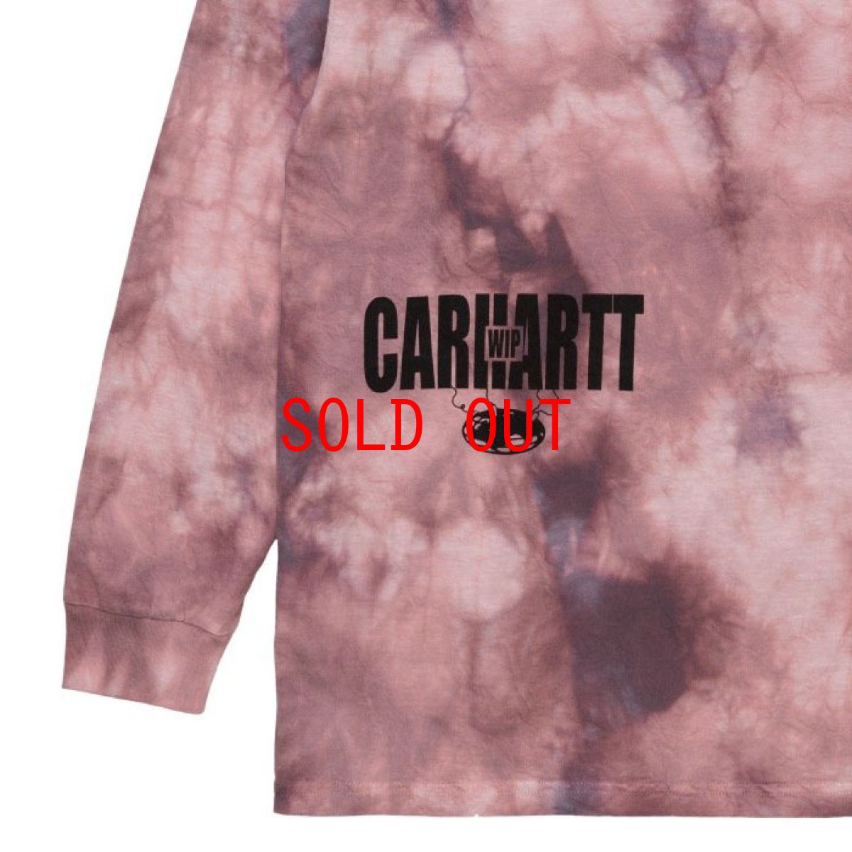 画像3: TAB L/S Tie Dye Tee タイダイ ロング スリーブ ルーズ フィット 長袖 Tシャツ Chromo Malaga Pink / Black (3)