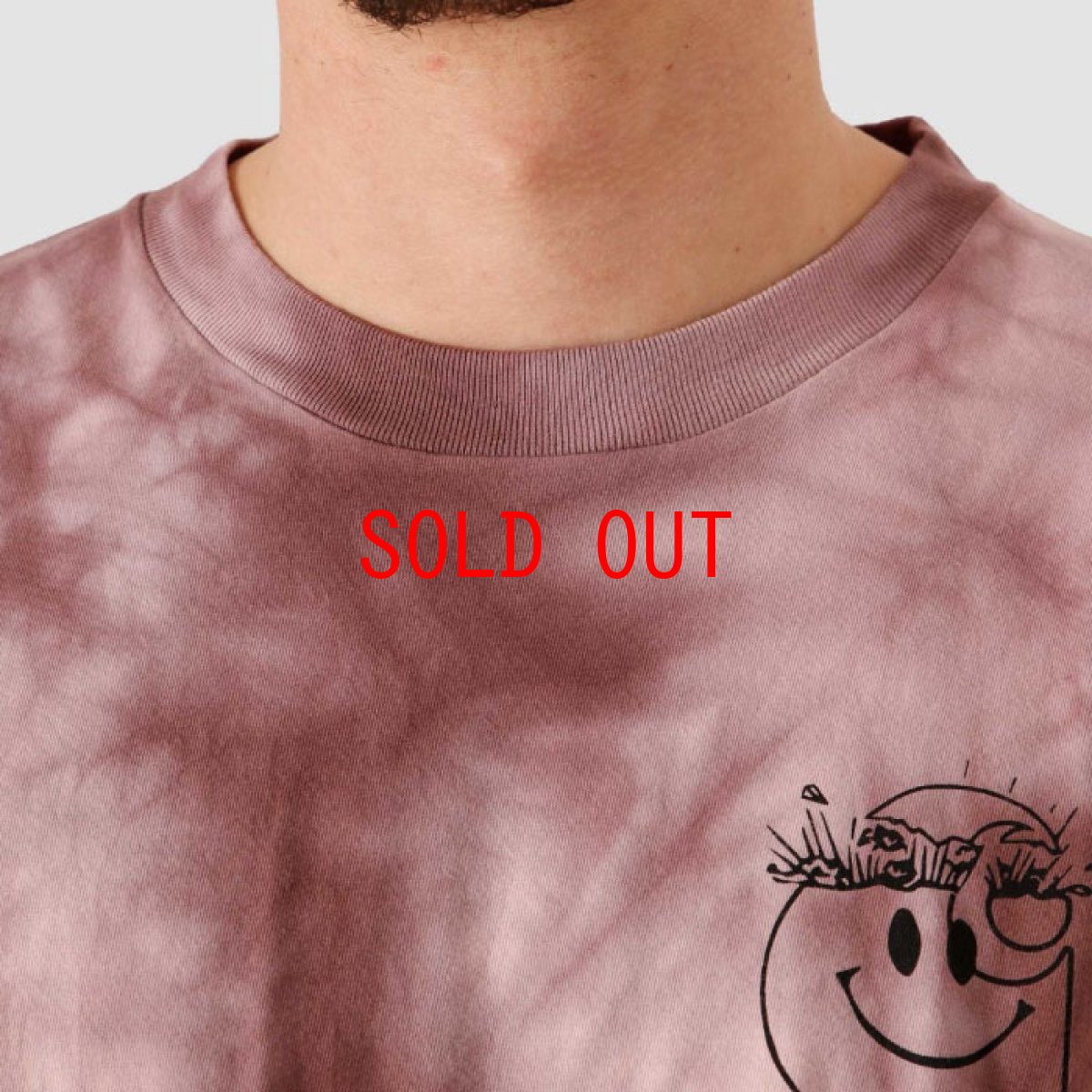 画像7: TAB L/S Tie Dye Tee タイダイ ロング スリーブ ルーズ フィット 長袖 Tシャツ Chromo Malaga Pink / Black (7)