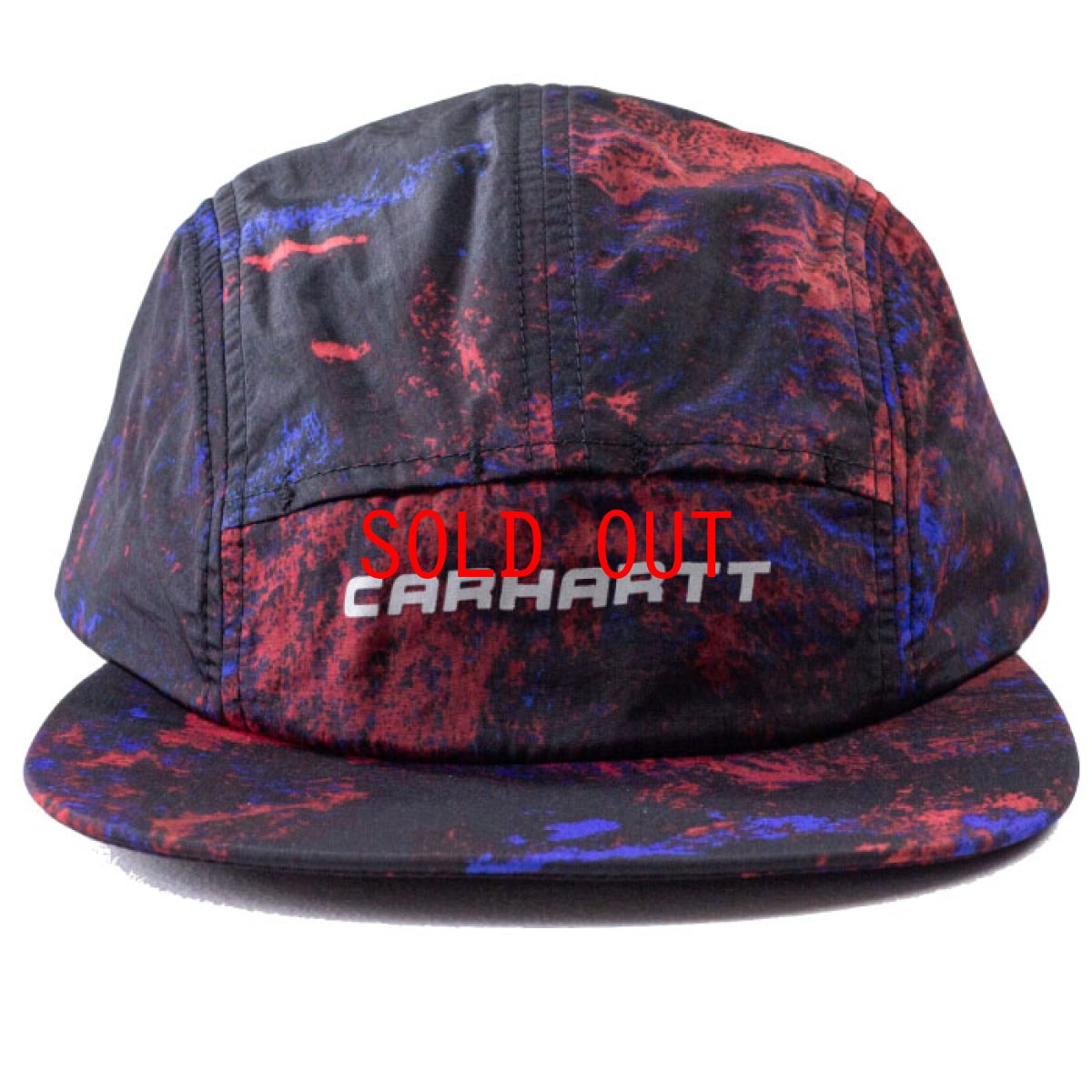 画像1: Terra Cap Satellite Print ナイロン キャップ 帽子 撥水加工 ロゴ リフレクティブ アジャスタブル ベルト Navy Red Blue Deep Lagoon Black (1)