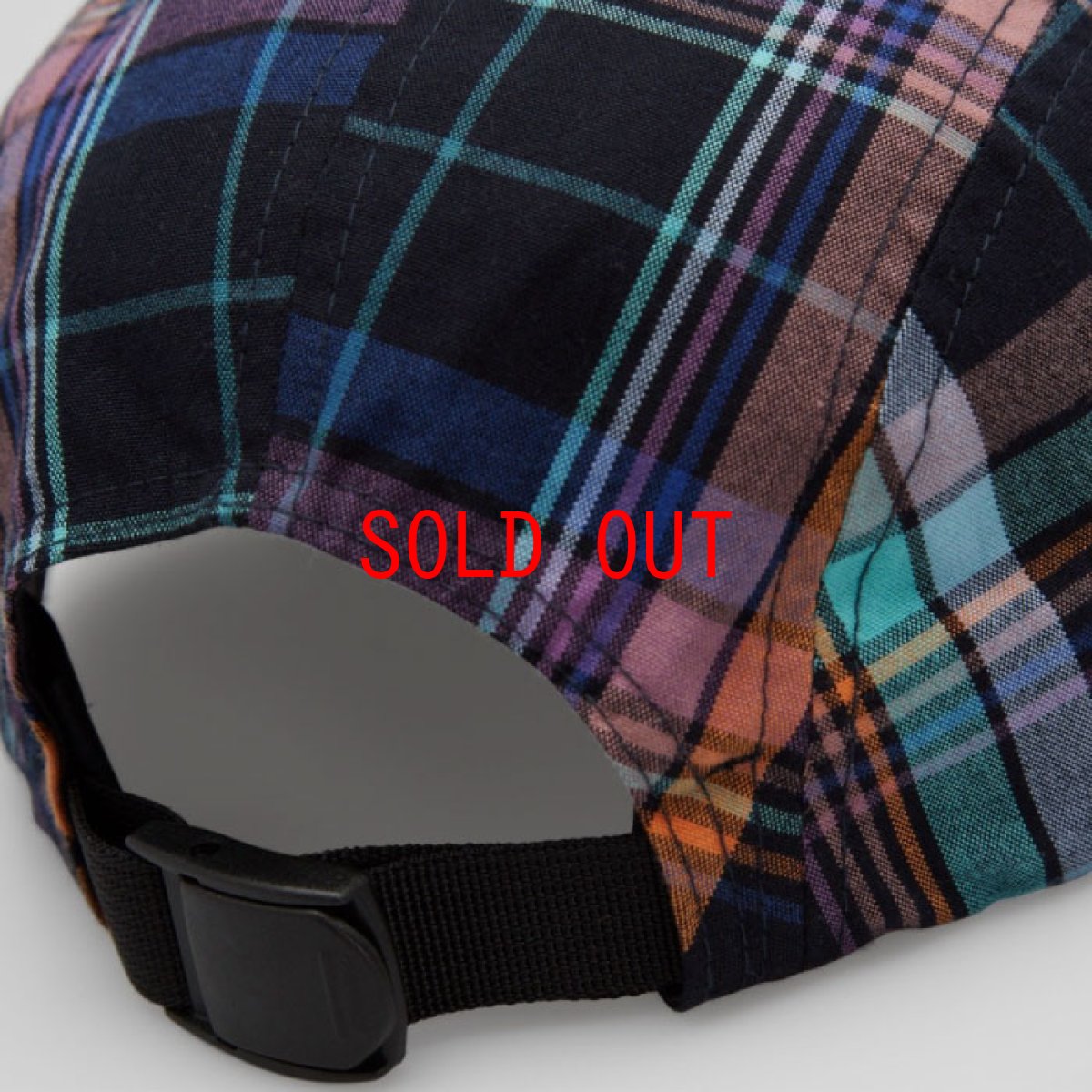 画像3: Vilay Cap Check 5 パネル キャップ チェック Cロゴ ラベル ストラップ Dark Navy Natural White ネイビー ナチュラル ホワイト (3)