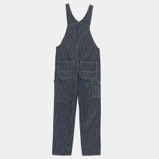 画像3: Trade Bib Overall Hickory Stripe ヒッコリー ストライプ ビブ オーバーオール Dark Navy Wax ダーク ネイビー (3)