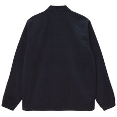 画像3: Corduroy Coach Jacket Dark Navy Limoncello コーチ ジャケット コーデュロイ アイテム カーハート スクリプト ロゴ ネイビー (3)