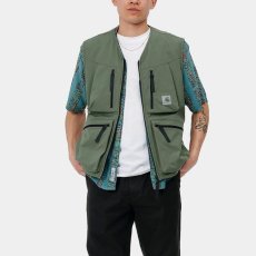 画像8: Hurst Vest メカニカル ストレッチ リップストップ ベスト ポケット タクティカル スポーティ アウトドア Dollar Green グリーン (8)