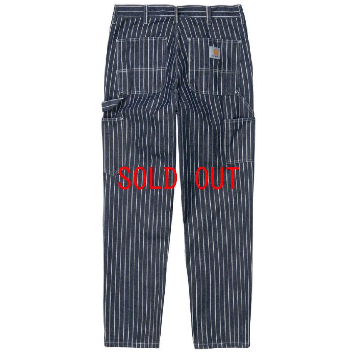 画像2: Trade Single Knee Hickory Stripe Pants ヒッコリー ストライプ シングル ニー パンツ Dark Navy Wax ダーク ネイビー (2)