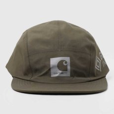 画像8: Gore Tex Infinium Reflect Cap ゴアテックス ナイロン キャップ 帽子 ロゴ リフレクティブ 5パネル Moor Green Black (8)