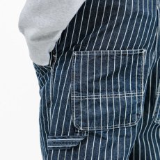 画像8: Trade Bib Overall Hickory Stripe ヒッコリー ストライプ ビブ オーバーオール Dark Navy Wax ダーク ネイビー (8)