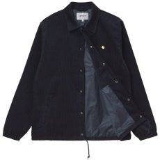 画像4: Corduroy Coach Jacket Dark Navy Limoncello コーチ ジャケット コーデュロイ アイテム カーハート スクリプト ロゴ ネイビー (4)