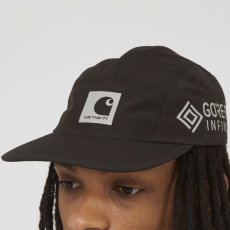 画像1: Gore Tex Infinium Reflect Cap ゴアテックス ナイロン キャップ 帽子 ロゴ リフレクティブ 5パネル Black Moor Green (1)