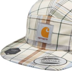 画像6: Vilay Cap Check 5 パネル キャップ チェック Cロゴ ラベル ストラップ Dark Navy Natural White ネイビー ナチュラル ホワイト (6)