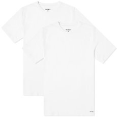 画像2: Standard Crew Neck Tee 2PC Pack 2 パック 半袖 Tシャツ スタンダード クルー ネック 無地 White ホワイト (2)